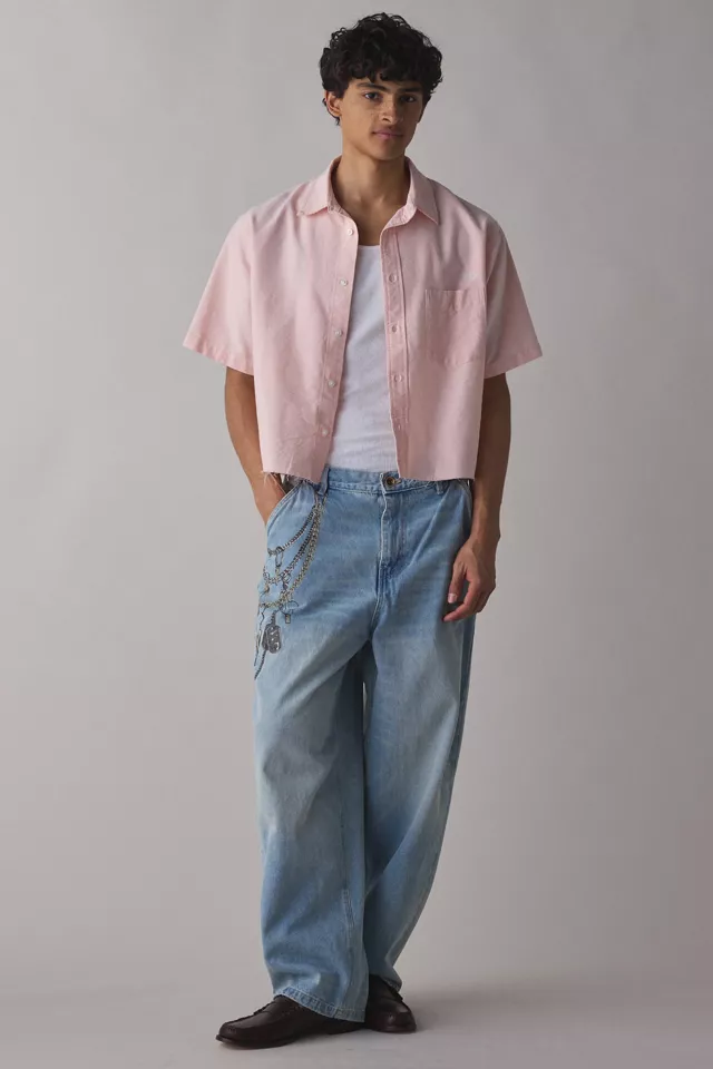 Bdg Urban Outfitters UO Solid Cutoff Oxford Shirt