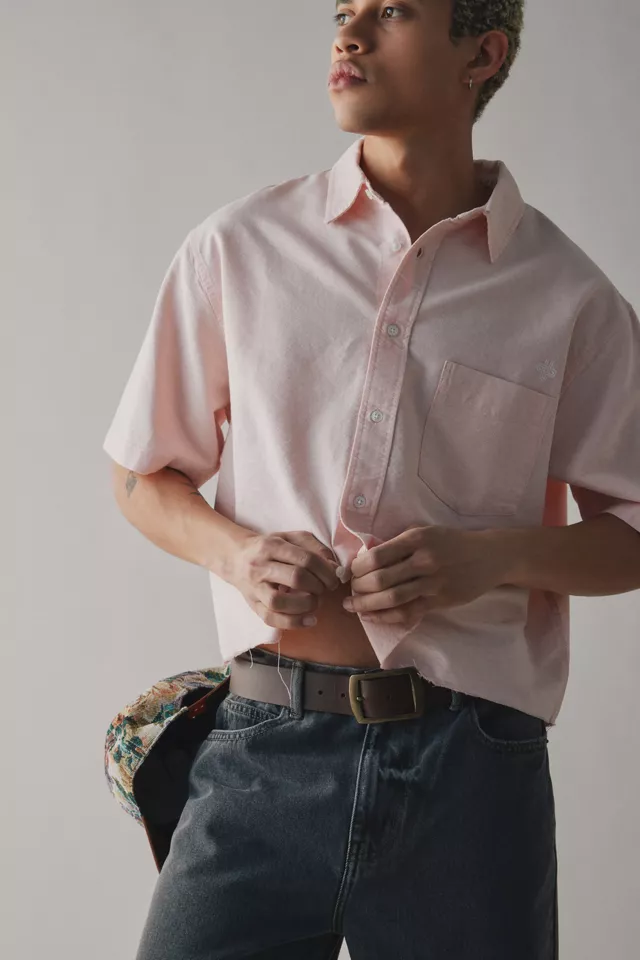 bdg urban outfitters UO Solid Cutoff Oxford Shirt