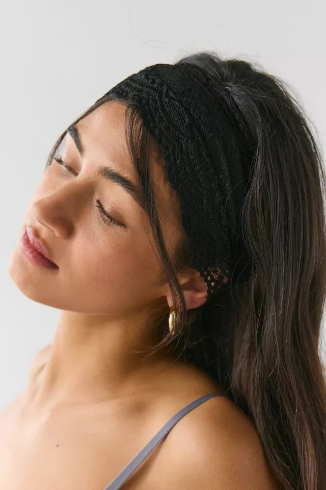 bdg urban outfitters Wide Lace Headwrap Headband