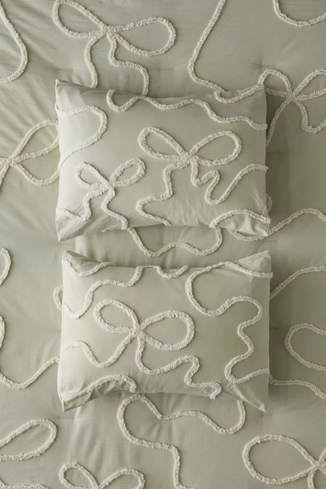 Bdg Urban Outfitters Wild Bows Tufted Sham Set