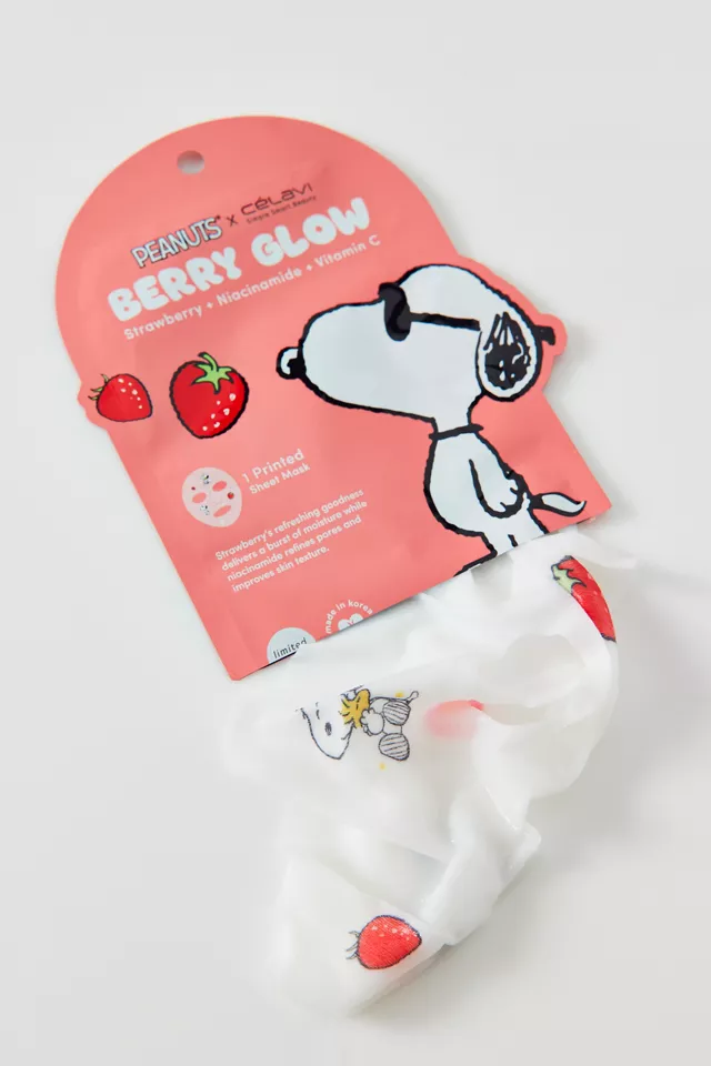 Bdg Urban Outfitters Célavi X Peanuts Snoopy Facial Sheet Mask