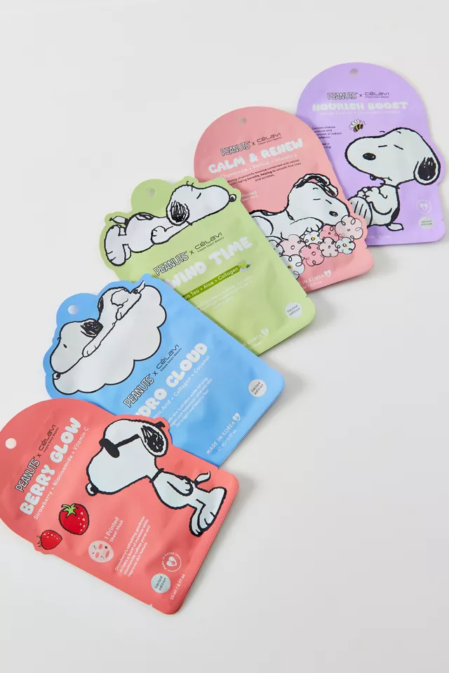 Bdg Urban Outfitters Célavi X Peanuts Snoopy Facial Sheet Mask