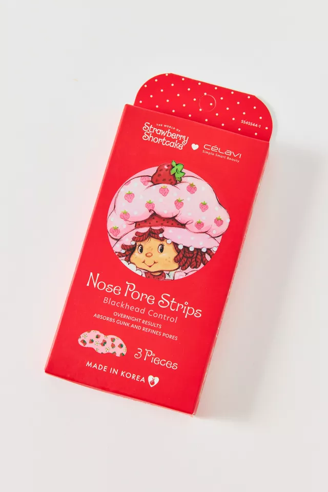 Bdg Urban Outfitters Célavi X Strawberry Shortcake Nose Pore Strip Set