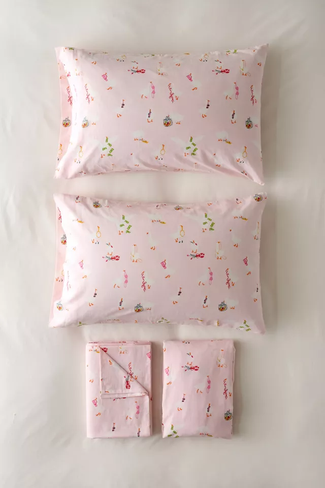 Bdg Urban Outfitters Cheeky Goose Core Patterned Sheet Set