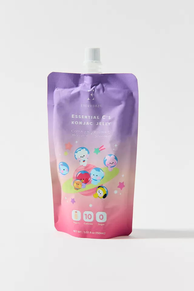 Bdg Urban Outfitters EVERYDAZE X BT21 Essential C’s Konjac Jelly Snack Supplement