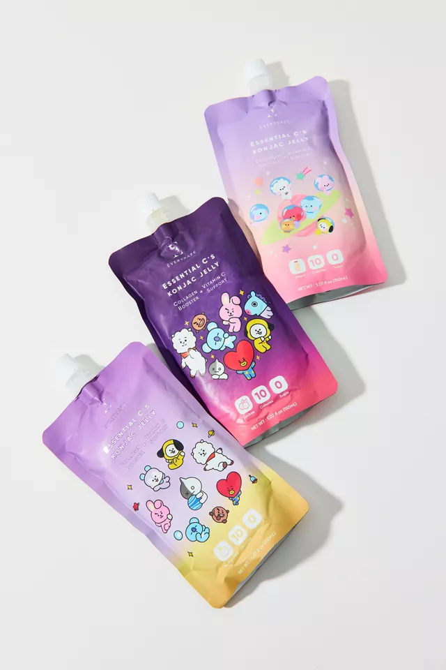 Bdg Urban Outfitters EVERYDAZE X BT21 Essential C’s Konjac Jelly Snack Supplement