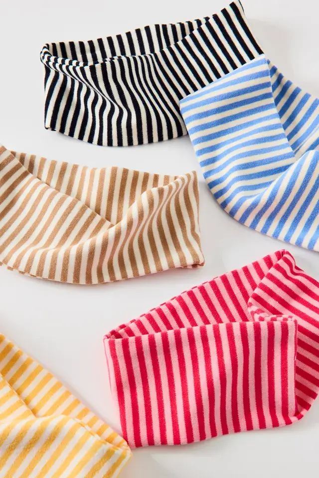 Bdg Urban Outfitters Evie Striped Headwrap Wide Headband