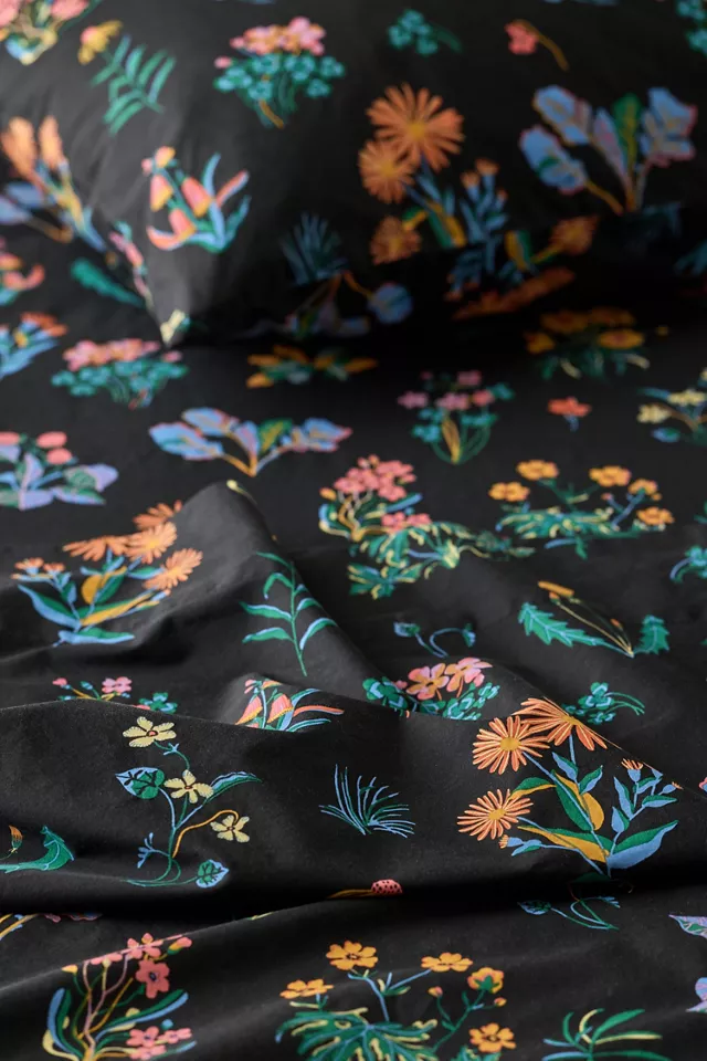 Bdg Urban Outfitters Flori Wildflower Patterned Sheet Set