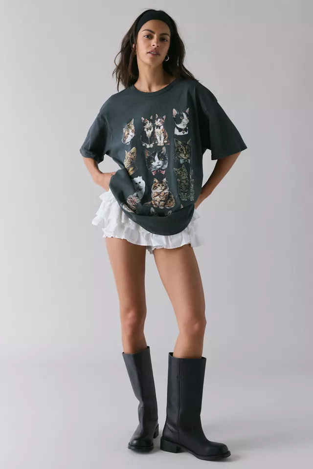 bdg urban outfitters Kimchi Blue Cat Graphic T-Shirt Dress