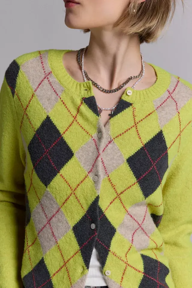 Bdg Urban Outfitters Kimchi Blue Rachel Printed Cardigan