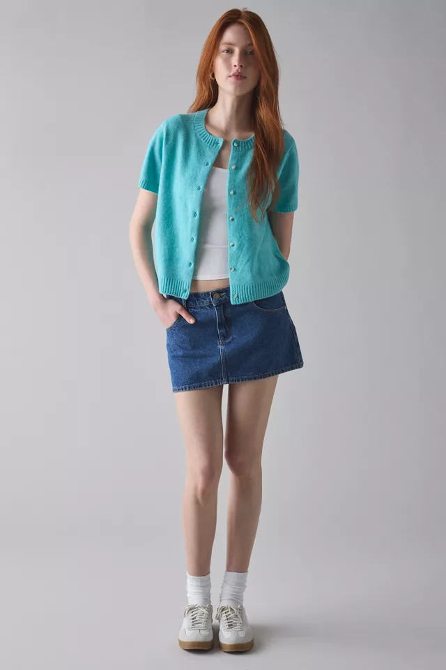 Bdg Urban Outfitters Kimchi Blue Rachel Short Sleeve Cardigan
