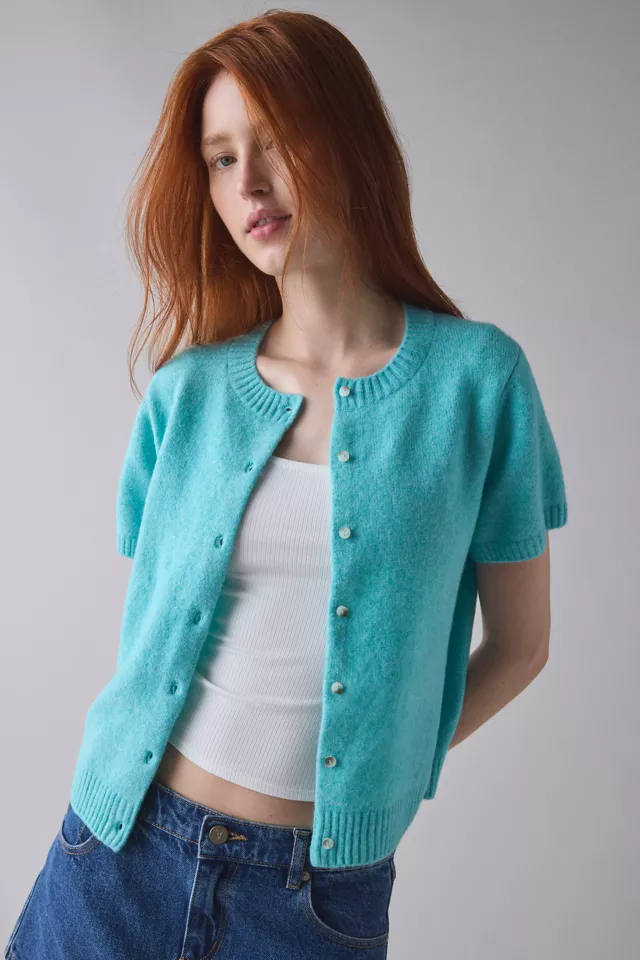bdg urban outfitters Kimchi Blue Rachel Short Sleeve Cardigan