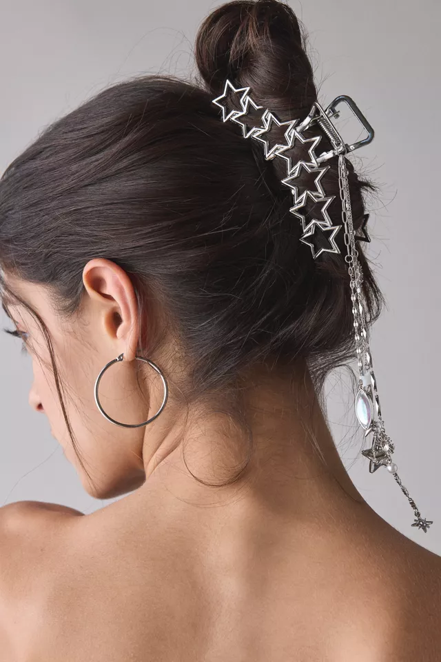 bdg urban outfitters Multi-Star Charm Dangle Claw Clip