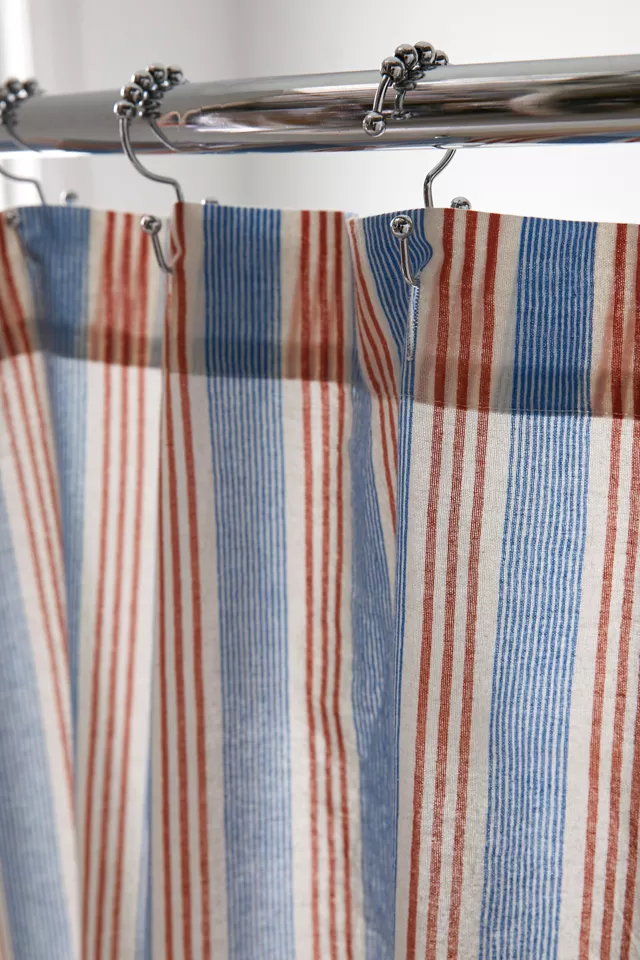 Bdg Urban Outfitters Multi-Striped Patterned Shower Curtain