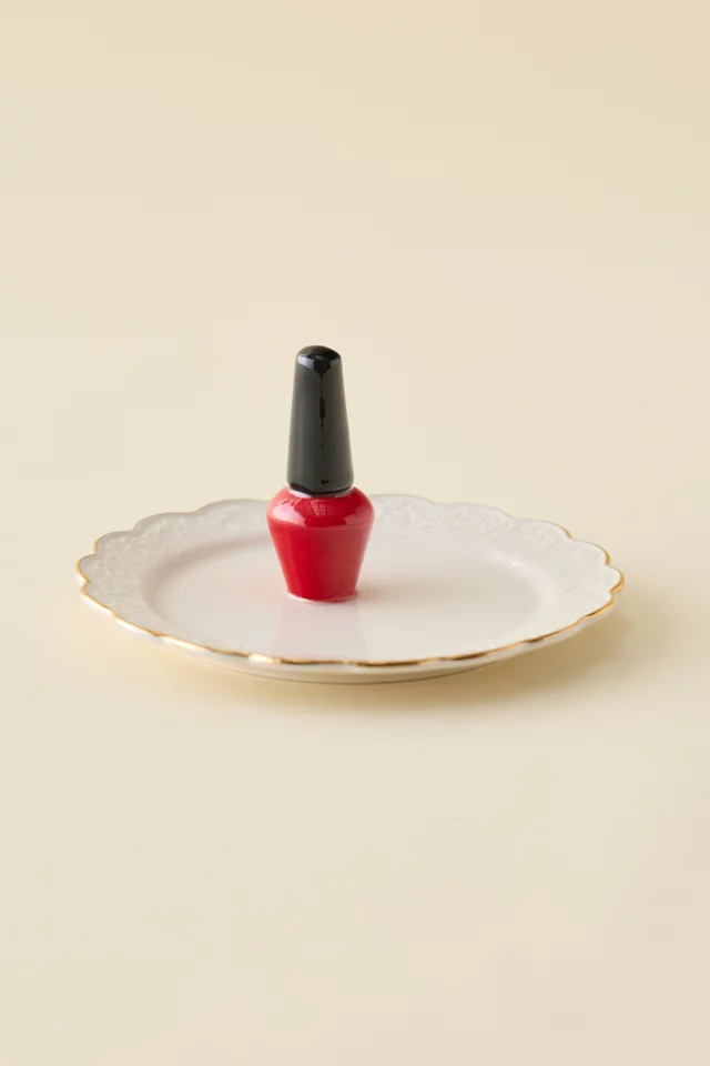 Bdg Urban Outfitters Nail Polish Ceramic Ring Holder & Catch-All Dish