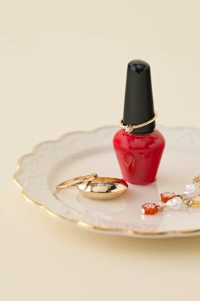 bdg urban outfitters Nail Polish Ceramic Ring Holder & Catch-All Dish