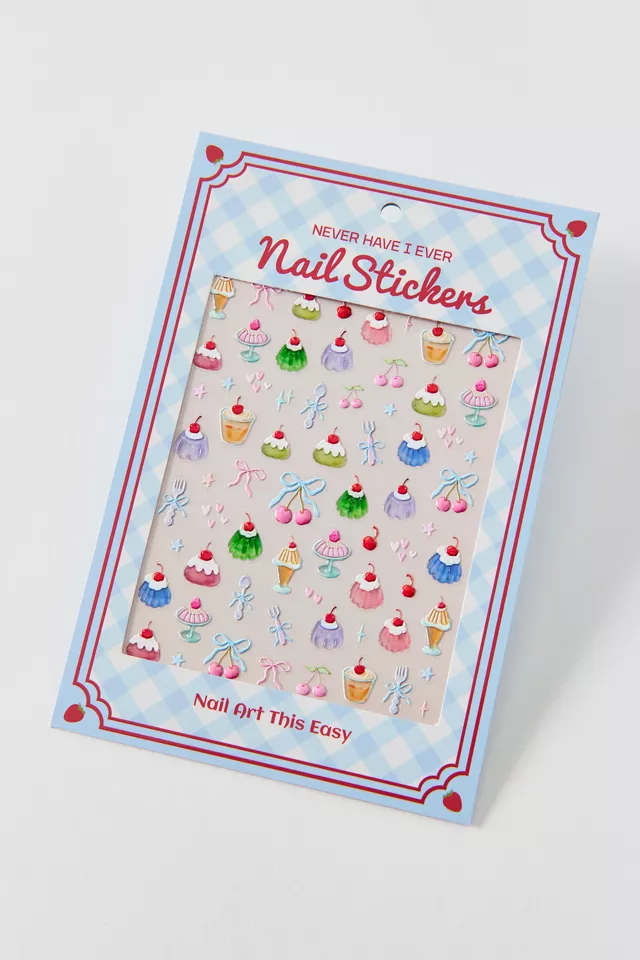 Bdg Urban Outfitters Never Have I Ever Nail Sticker Set