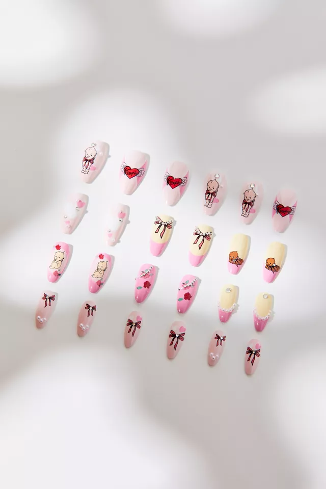 Bdg Urban Outfitters Never Have I Ever X Kewpie Press-On Nail Set