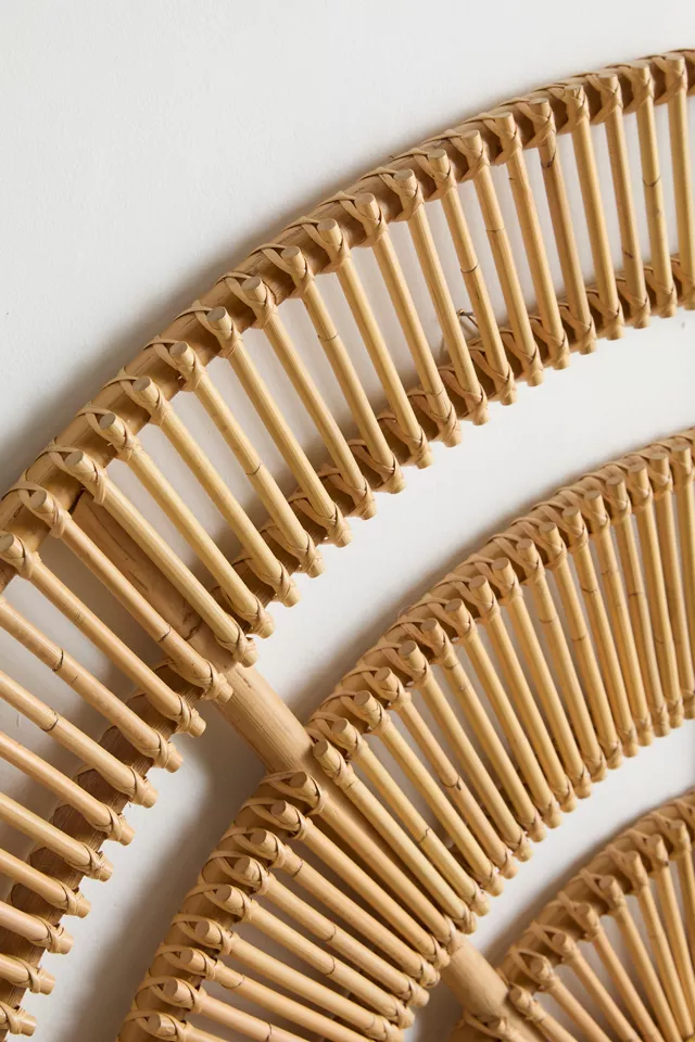 Bdg Urban Outfitters Orbit Rattan Floating Headboard