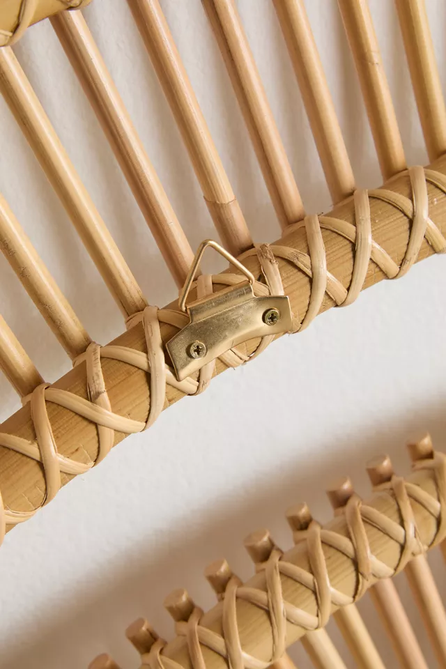 Bdg Urban Outfitters Orbit Rattan Floating Headboard