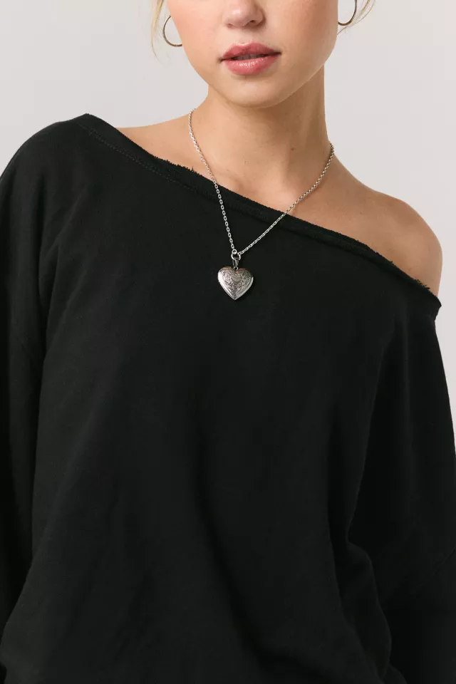 Bdg Urban Outfitters Out From Under Ariana Oversized Off-The-Shoulder Sweatshirt