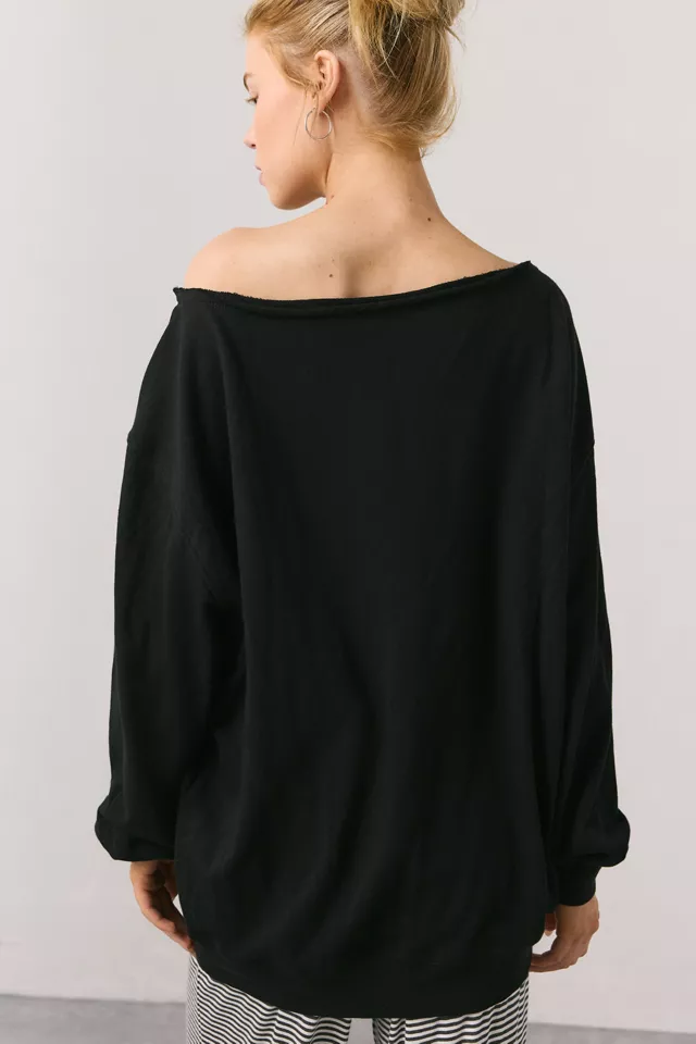 Bdg Urban Outfitters Out From Under Ariana Oversized Off-The-Shoulder Sweatshirt