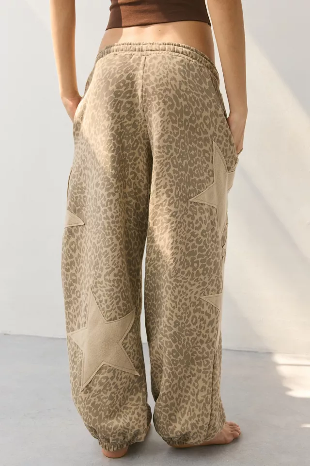 Bdg Urban Outfitters Out From Under Brenda Star Patch Jogger Sweatpant