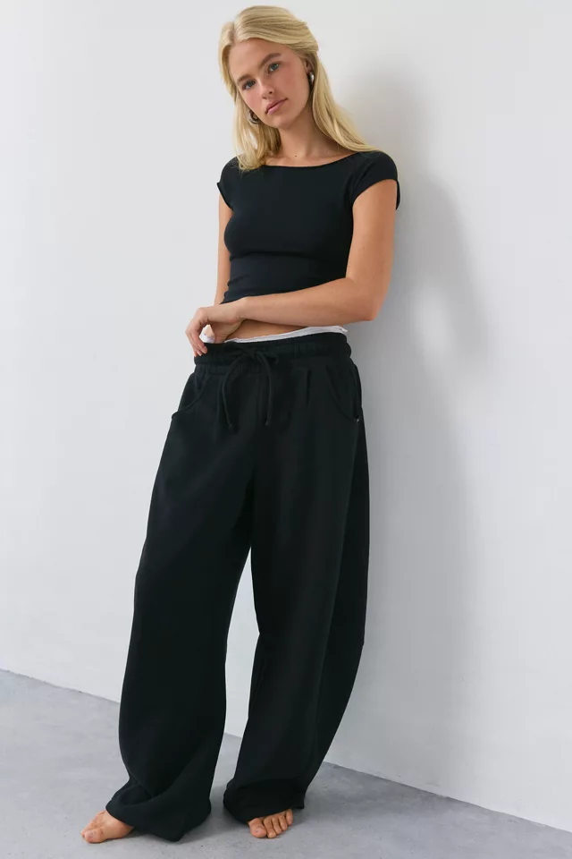 bdg urban outfitters Out From Under Essential Barrel Leg Sweatpant