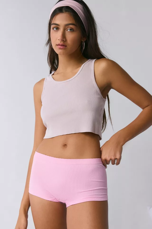 Bdg Urban Outfitters Out From Under Ribbed Seamless Boyshort Undie