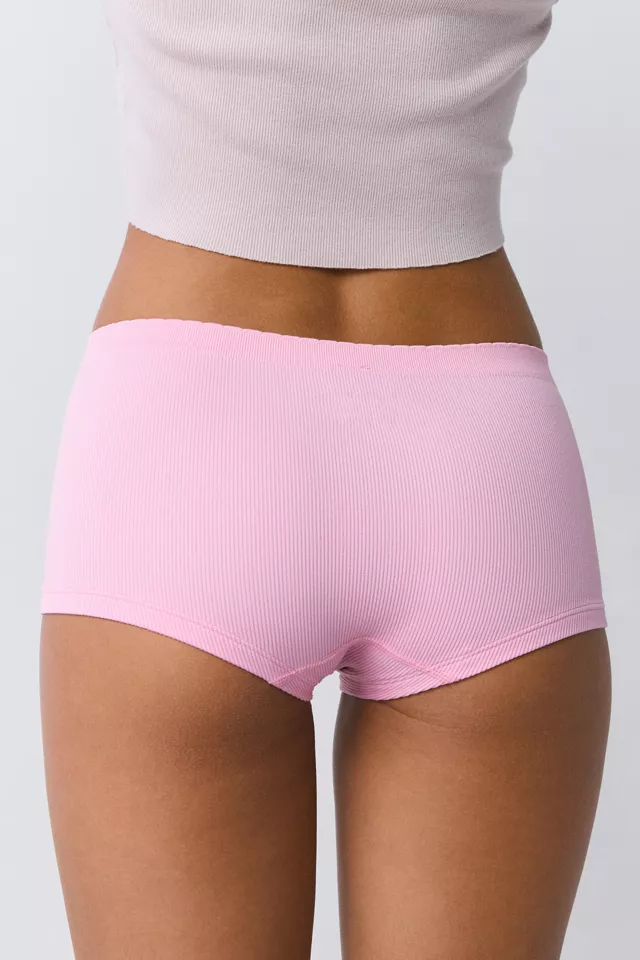 Bdg Urban Outfitters Out From Under Ribbed Seamless Boyshort Undie