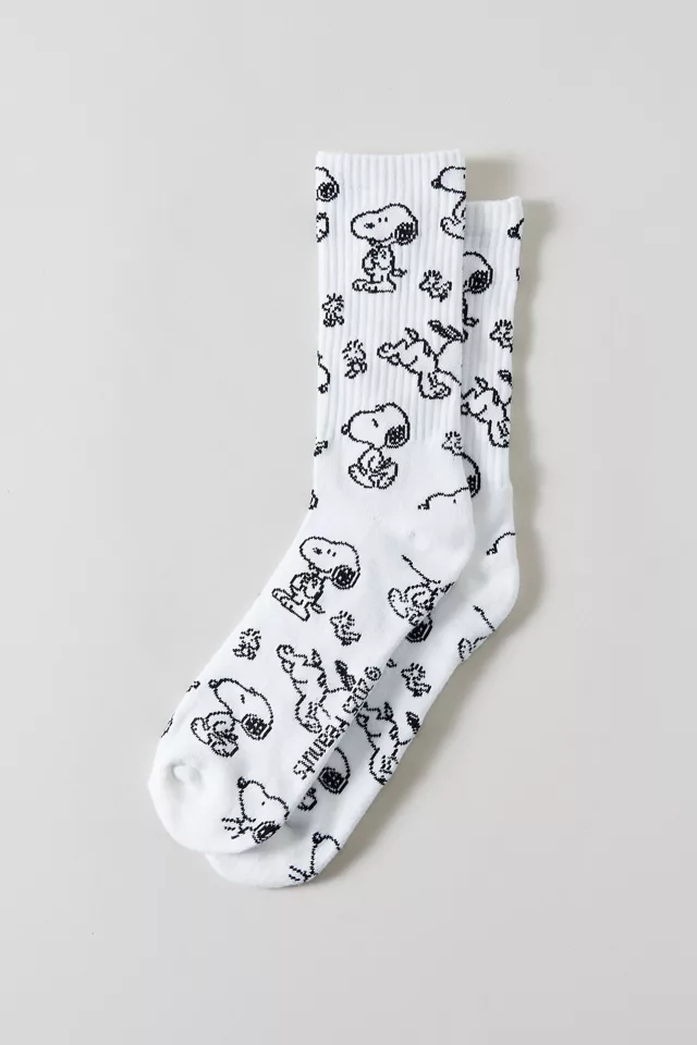 bdg urban outfitters Peanuts Snoopy All Over Print Crew Sock