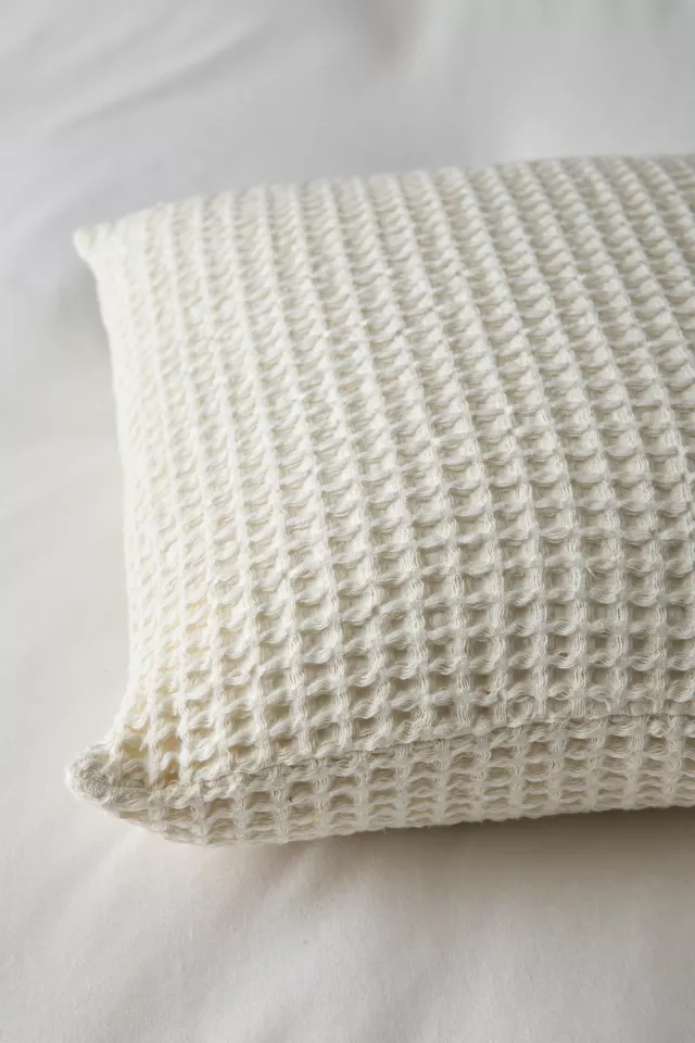 Bdg Urban Outfitters ReMADE By UO Waffle Throw Pillow