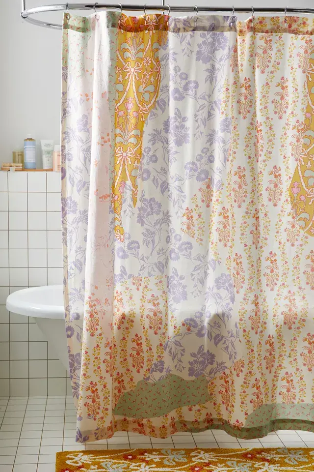 bdg urban outfitters Rosalie Wallpaper Shower Curtain
