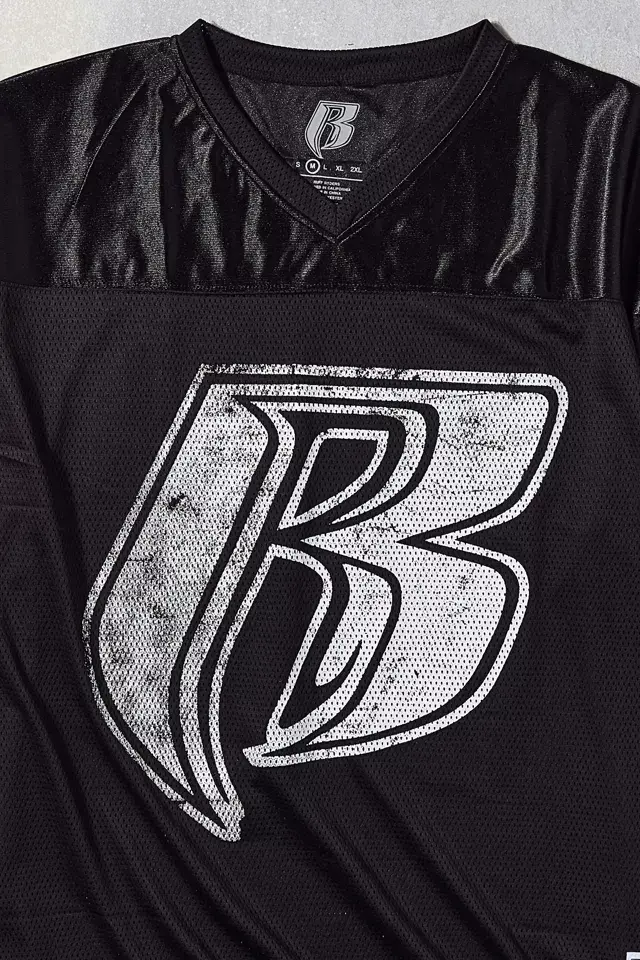 Bdg Urban Outfitters Ruff Ryders Mesh Football Jersey Tee