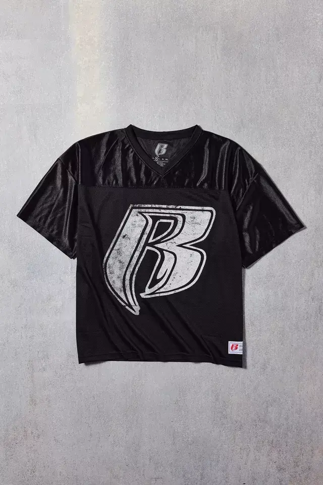 Bdg Urban Outfitters Ruff Ryders Mesh Football Jersey Tee
