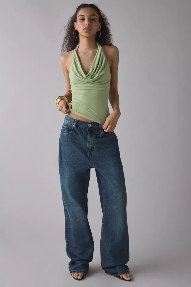 Bdg Urban Outfitters Silence + Noise Coyote Cowl Neck Halter Top