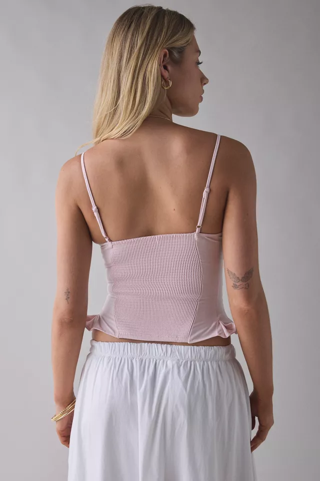 Bdg Urban Outfitters Silence + Noise Good Luck Peplum Cami