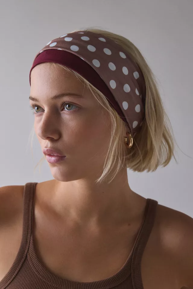 bdg urban outfitters Soft & Stretchy Wide Knit Headband Set