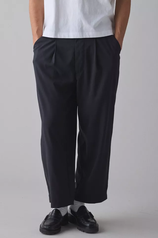 Bdg Urban Outfitters Standard Cloth Jason Cropped Pleated Trouser Pant