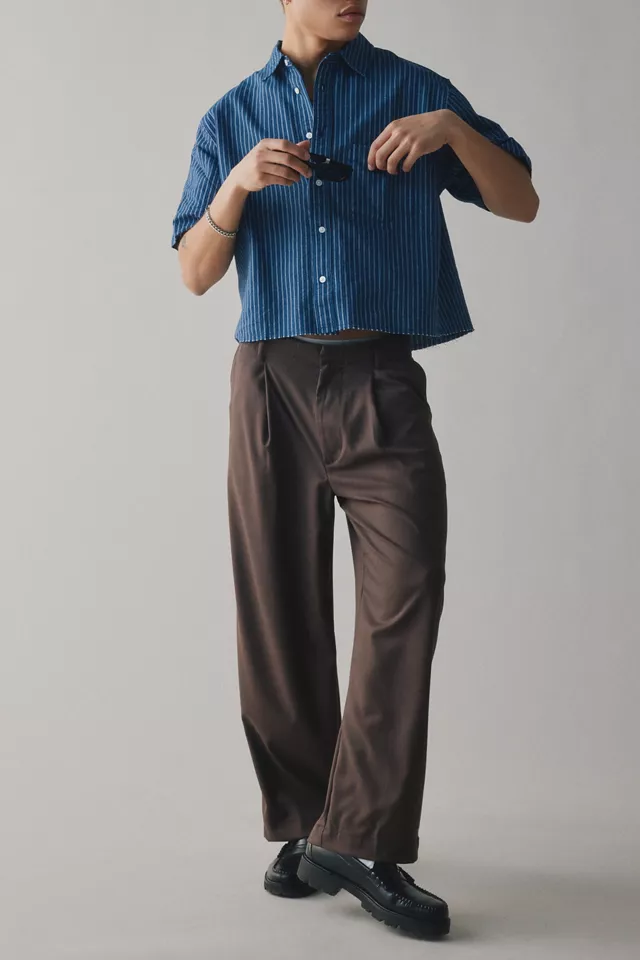 bdg urban outfitters Standard Cloth Jason Relaxed Pleated Trouser Pant