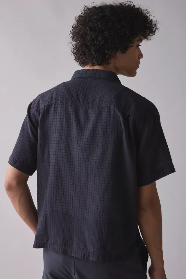Bdg Urban Outfitters Standard Cloth Liam Textured Grid Shirt