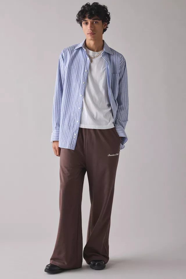 Bdg Urban Outfitters Standard Cloth Relaxed Fit Open Hem Wide Leg Sweatpant