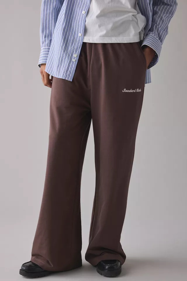 bdg urban outfitters Standard Cloth Relaxed Fit Open Hem Wide Leg Sweatpant