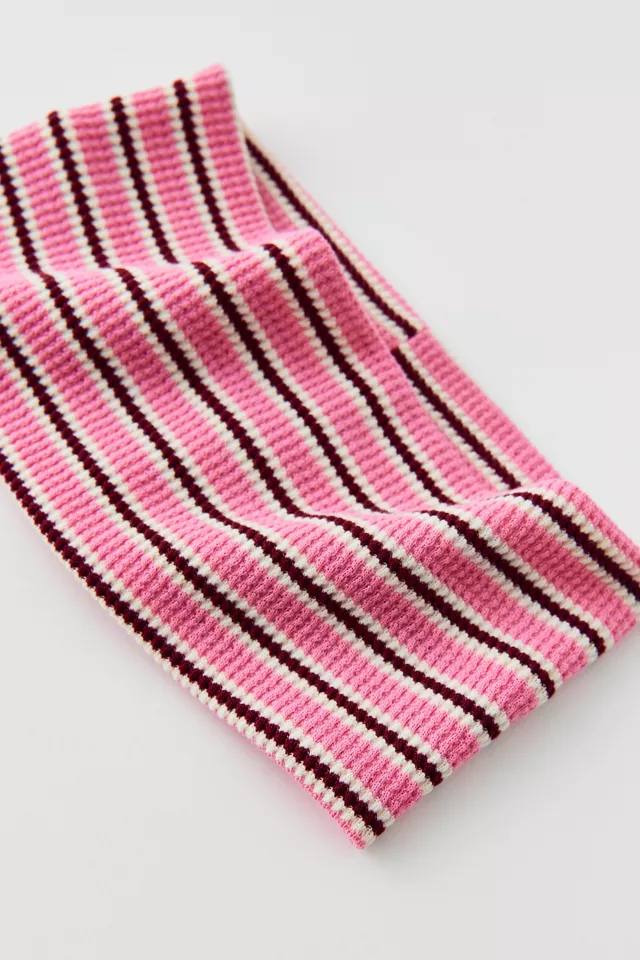 Bdg Urban Outfitters Textured Striped Wide Headwrap Headband