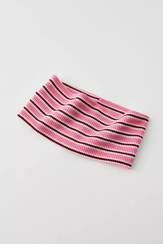 bdg urban outfitters Textured Striped Wide Headwrap Headband