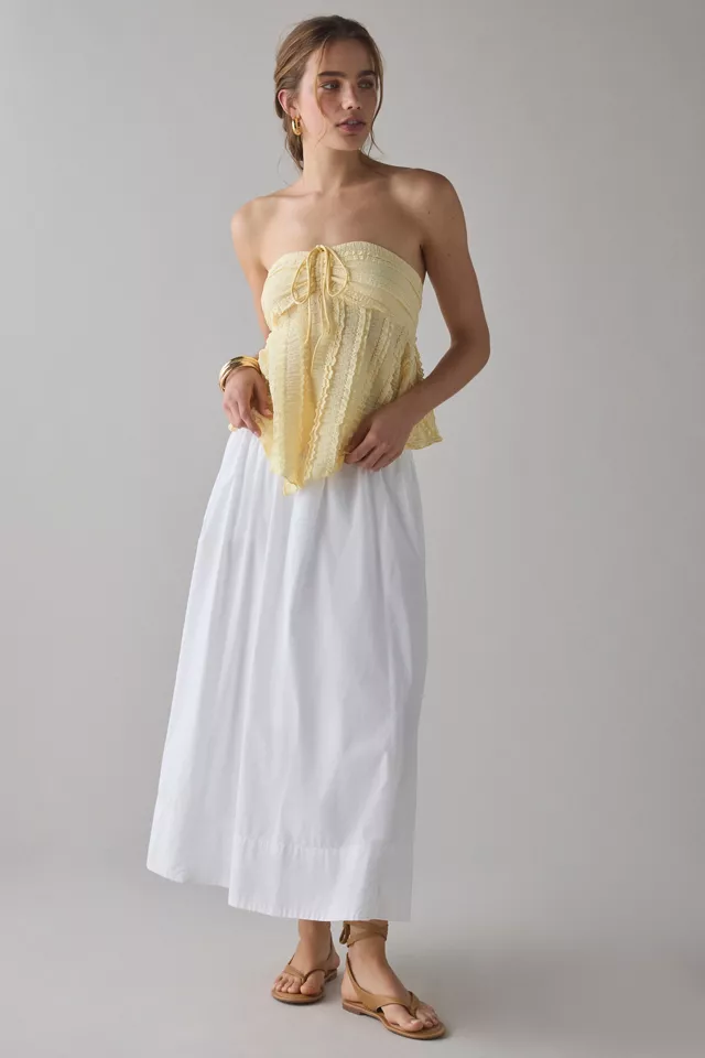 Bdg Urban Outfitters UO Eloise Convertible Tie Split-Front Tube Top