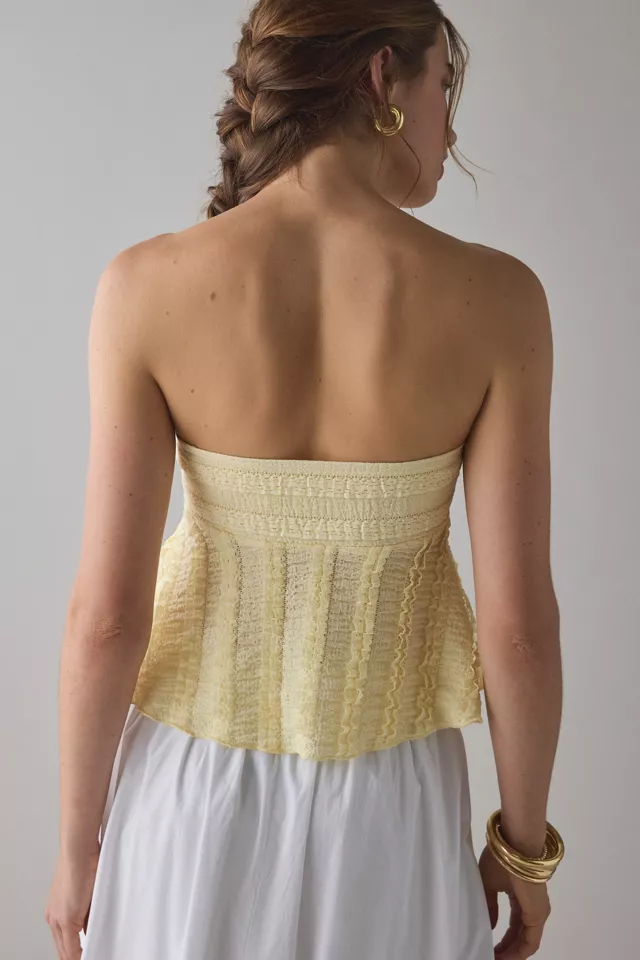 Bdg Urban Outfitters UO Eloise Convertible Tie Split-Front Tube Top