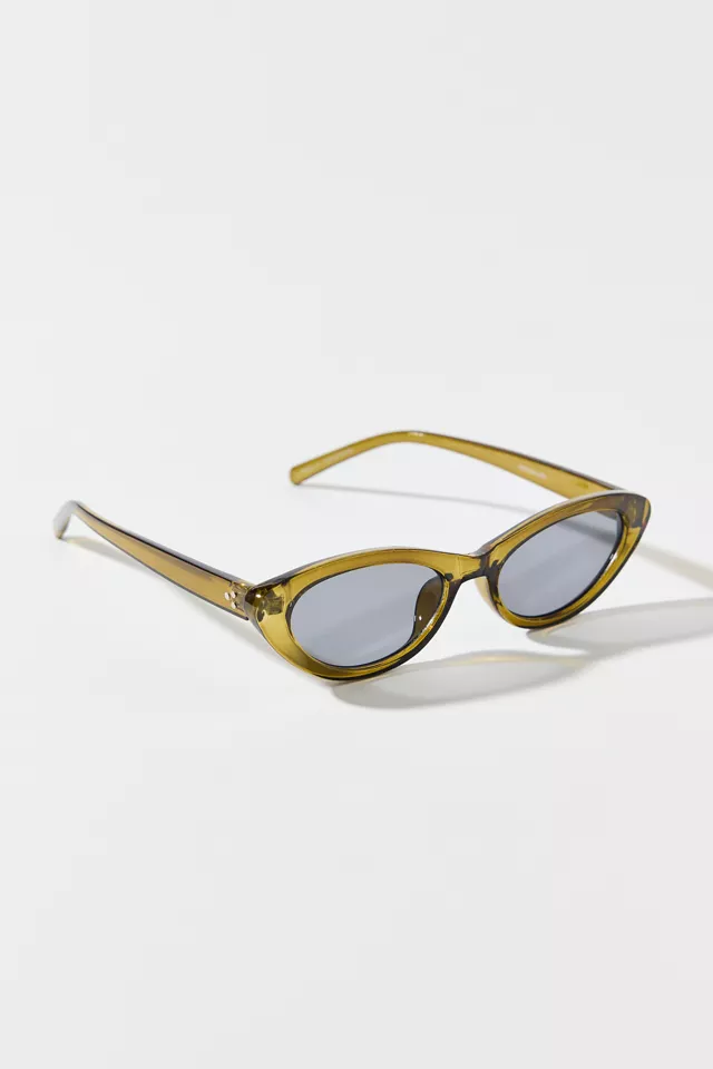 bdg urban outfitters UO Essential Plastic Slim Cat-Eye Sunglasses