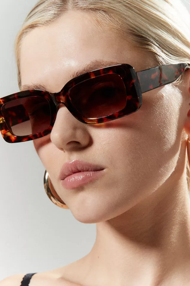 bdg urban outfitters UO Essential Rectangle Sunglasses