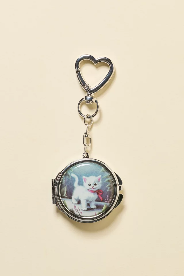 Bdg Urban Outfitters UO Mini Icon Pocket Mirror Keychain